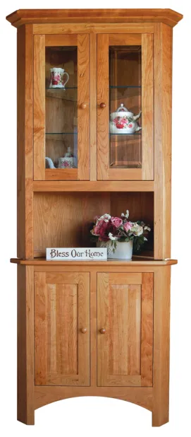 4 Door Corner Hutch