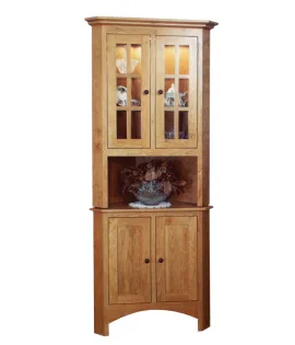 4 Door Corner Hutch