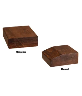 Mission Leg Table with Walnut Inlays