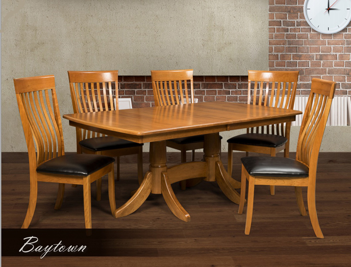 Baytown Solid Wood Dining Table with Chairs