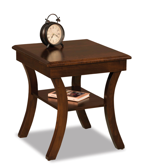 Sierra Open End Table with Shelf