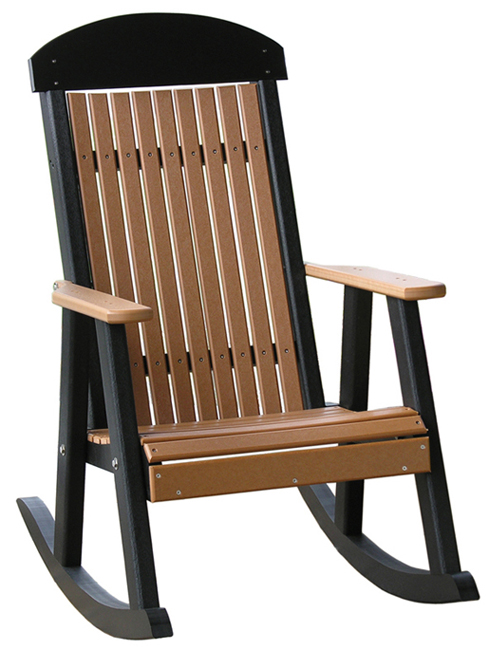 Upvc Rocker Poly Vinyl Porch Rocker | Amish Furniture Factory