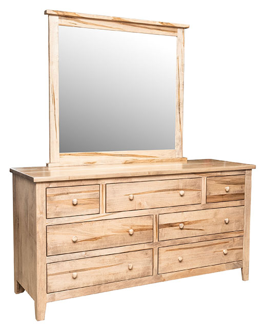 Ridgecrest - Dresser & Mirror - Light Brown