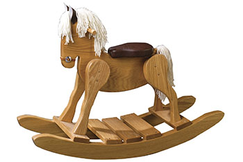 Rocking Horse with Padded Seat
