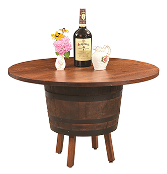 RB Barrel Table with Legs