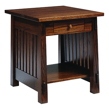 4575 Country Mission End Table with Drawer