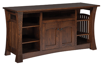 8500 Gateway TV Stand with 2 Doors and Center Opening