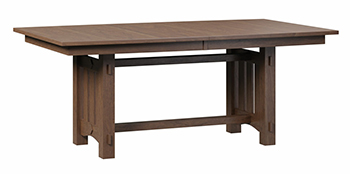 Accent Mission Trestle Dining Table