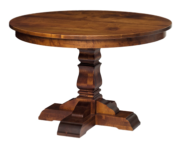 Provincial Cottage Single Pedestal Dining Table