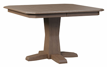 Bevel Shaker Single Pedestal Dining Table