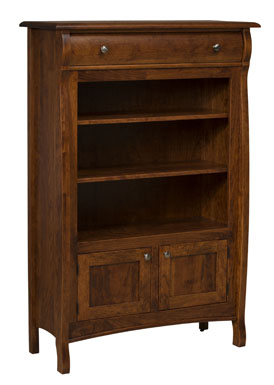 Castlebury Bookcase with Drawer