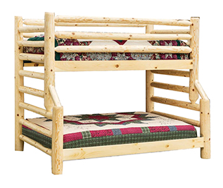 Fireside Rustic Econo Line Full/Twin Bunk Bed