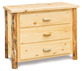 Fireside Rustic Econo Line 3 Drawer Chest