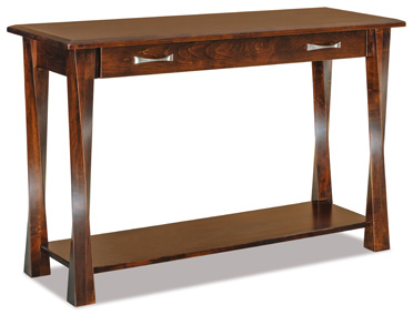 Lexington Arc  Open Sofa Table with Drawer