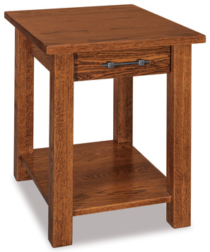 Timbra Open End Table with Drawer