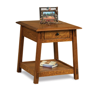 Colbran Open End Table with Drawer