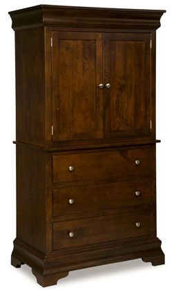 Palm Valley 77" 3 Drawer 2 Door Armoire