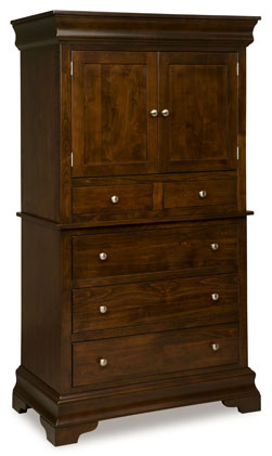 Palm Valley 5 Drawer 2 Door Armoire
