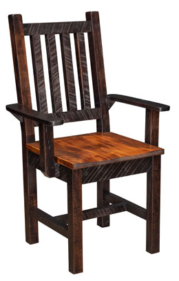 Rough Cut Maplewood Arm Chair