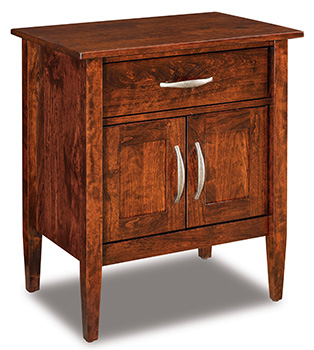 Imperial 1 Drawer 2 Door Night Stand