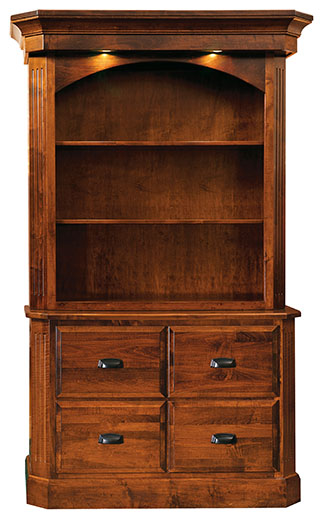 Classic Saturn File Cabinet with Hutch