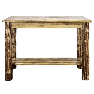 Glacier Country Console Table with Shelf
