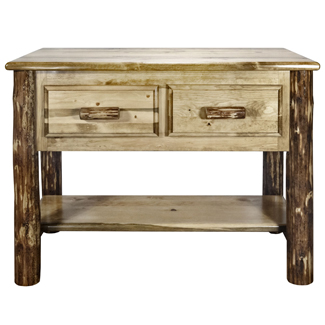 Glacier Country 2 Drawer Console Table