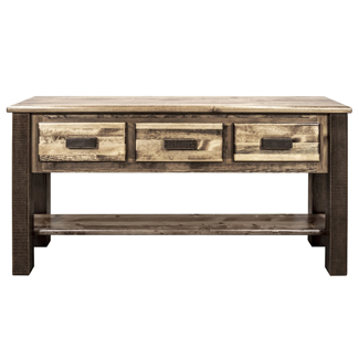 Homestead 3 Drawer Console Table