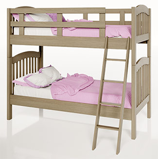Allexas Twin/Twin Bunk Bed