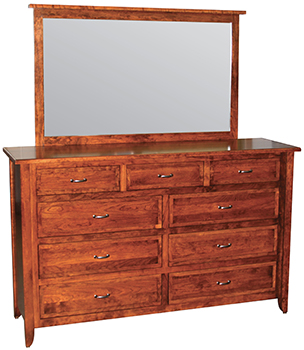 Plymouth Deluxe 9 Drawer Dresser