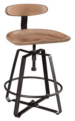 Ironcraft Bar Stool with Back