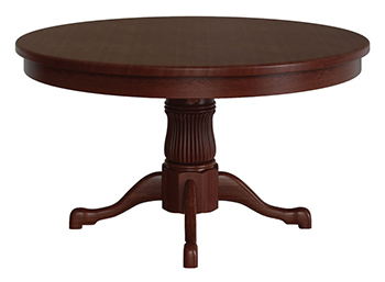 Reeded Tulip Single Pedestal Dining Table