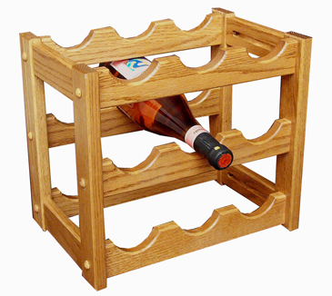 Oak Wine Rack