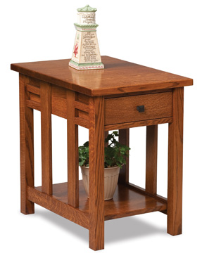 Kascade Open End Table with Drawer
