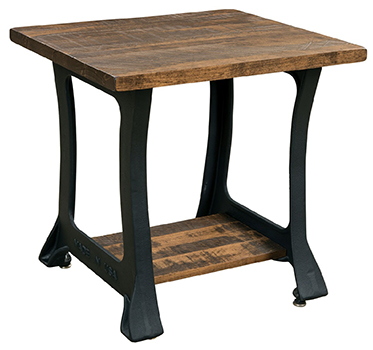 Cast Iron End Table