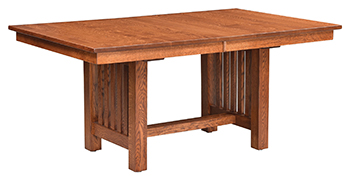 WW Conestoga Double Pedestal Dining Table