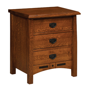 Bel Aire 3 Drawer Night Stand