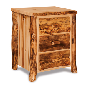 Fireside Rustic 3 Drawer Night Stand