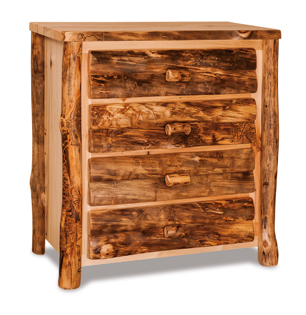 Fireside Rustic 4 Drawer Chest