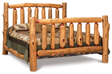 Fireside Extra High Rustic Bed