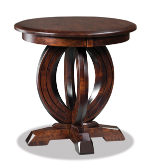 Saratoga 24" Round Solid Top End Table