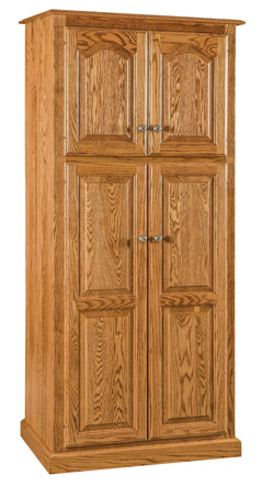 32" Lux Traditional 4-Door Pantry Cabinet
