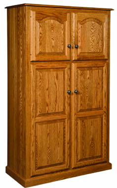 Lux Traditional 4-Door Pantry Cabinet