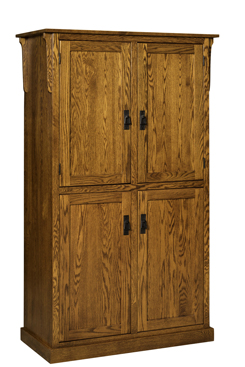 Spicy Mission 4 Door Pantry Cabinet