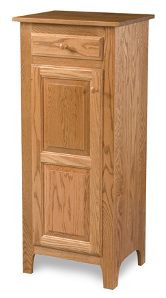 Classic Style 1-Door 2-Raised Panel with Drawer Pie Safe