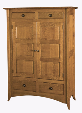 Shaker Hill-2 with Raised Panels Storage Cabinet