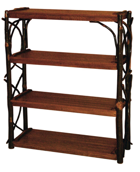 Hickory 4 Shelf Stand