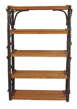 Hickory 5 Shelf Stand