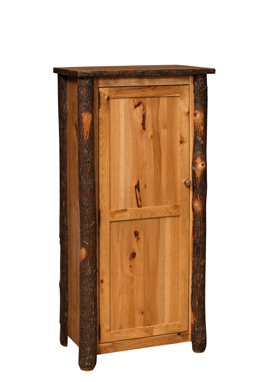 Hickory Jelly Cupboard with Wood Door