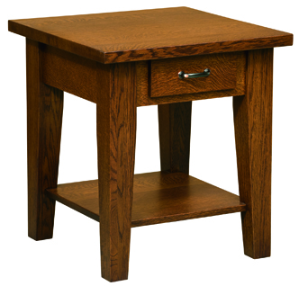Heritage Shaker End Table with Drawer